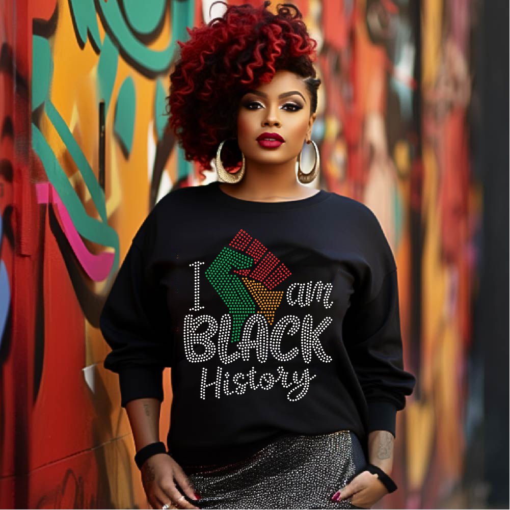 I Am Black History | Rhinestones - RHN - 186