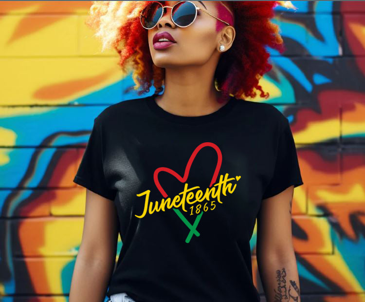 Juneteenth 1865 Heart - JNT - 110