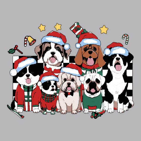 Christmas Dogs - XMS - 552