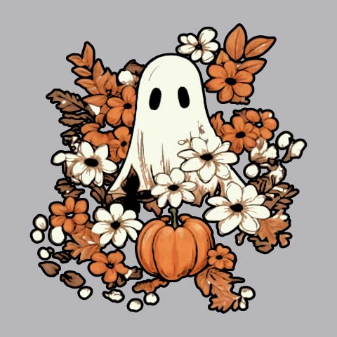 Orange Fall Vibes Ghost - HAL - 255