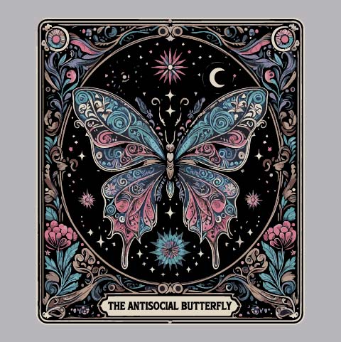 The Antisocial Butterfly Tarot - FUN - 845