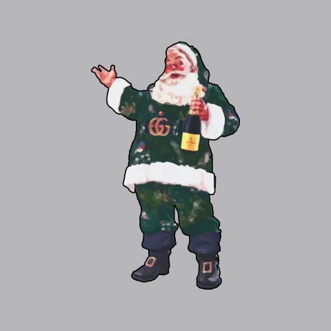 Green Suit Santa - XMS - 469