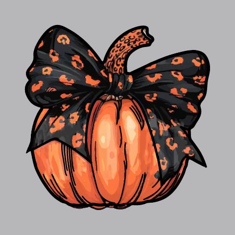 Bow Orange Pumpkin - HAL - 242