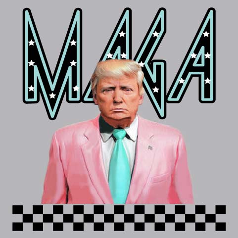 MAGA Pink Suit Trump - TRP - 254