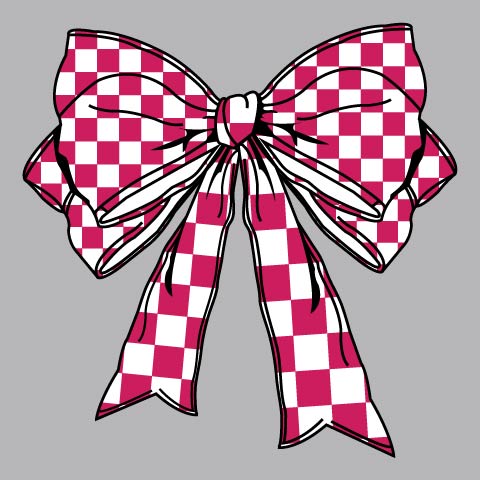 Red White Bow - BOH - 208