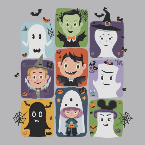 Halloween Monster Cards - KID - 333