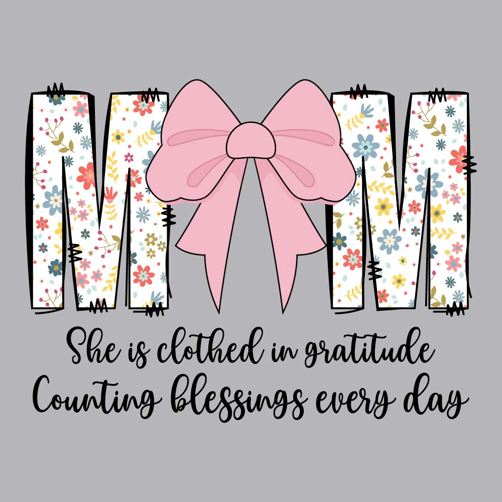 Mom Clothed In Gratitude Pocket - PK - FAM - 006