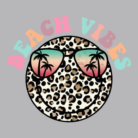 Beach Vibes Leopard Emoji - SEA - 076