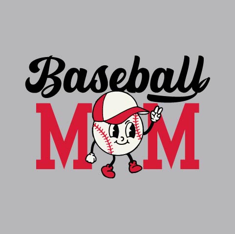 Baseball Mom Red - FAM - 226