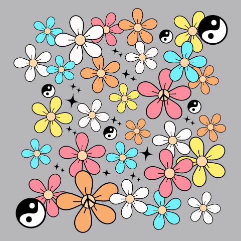 Yin Yang Flowers - SEA - 088