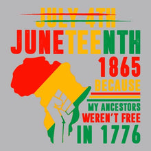 Load image into Gallery viewer, Juneteenth 1865 1776 - JNT - 120
