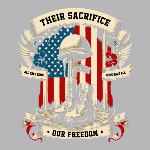 Their Sacrifice Our Freedom Pocket - PK - SPF - 015