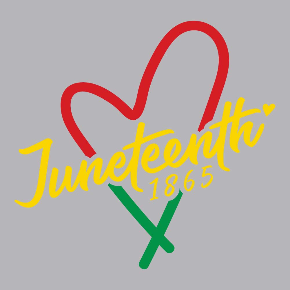 Juneteenth 1865 Heart - JNT - 110