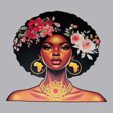 Load image into Gallery viewer, Black Woman Hair Flowers - URB - 515
