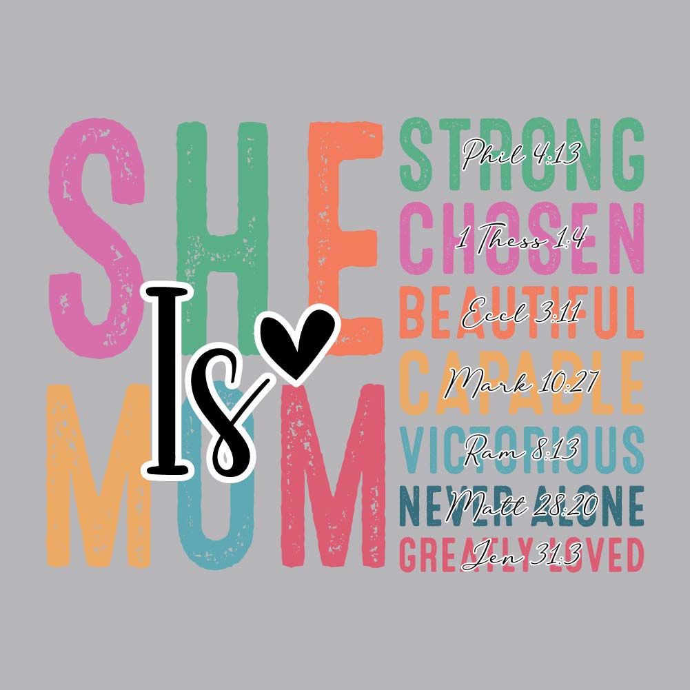 Strong Chosen Beautiful Mom - FAM - 197