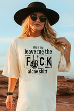 Load image into Gallery viewer, Leave Me Alone Shirt Black - FUN - 864
