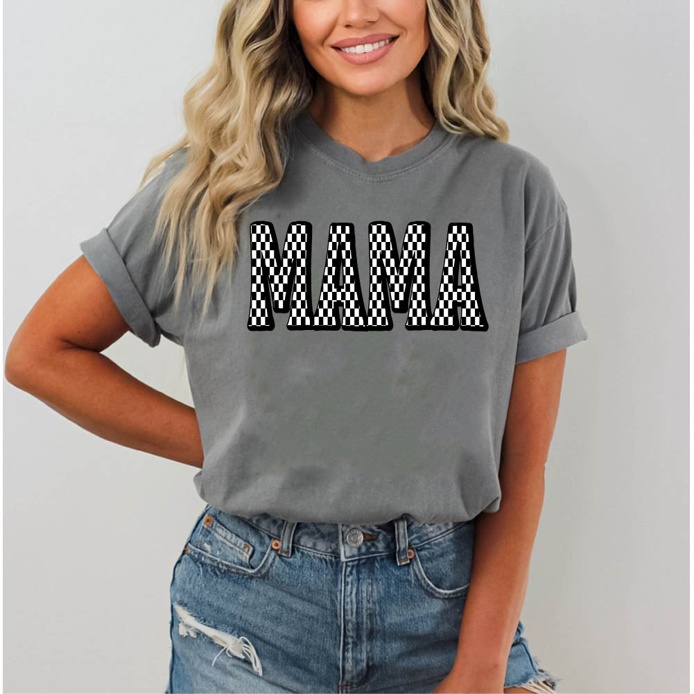 Mama Checkered Print - FAM - 202