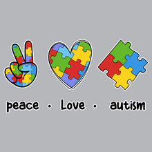 Load image into Gallery viewer, Peace Love Autism - FAM - 161
