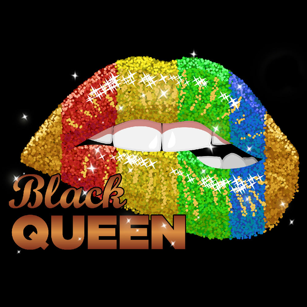 Black Queen Lips | Glitter - GLI - 195