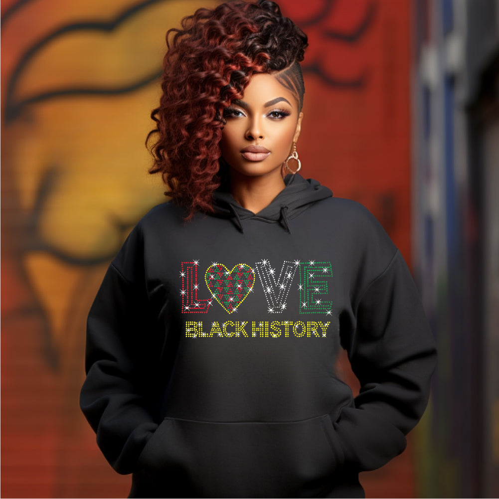 Love Black History | Rhinestones - RHN - 112