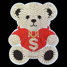 Load image into Gallery viewer, Dollar Sign Bear | Chenille Patch - PAT - 162

