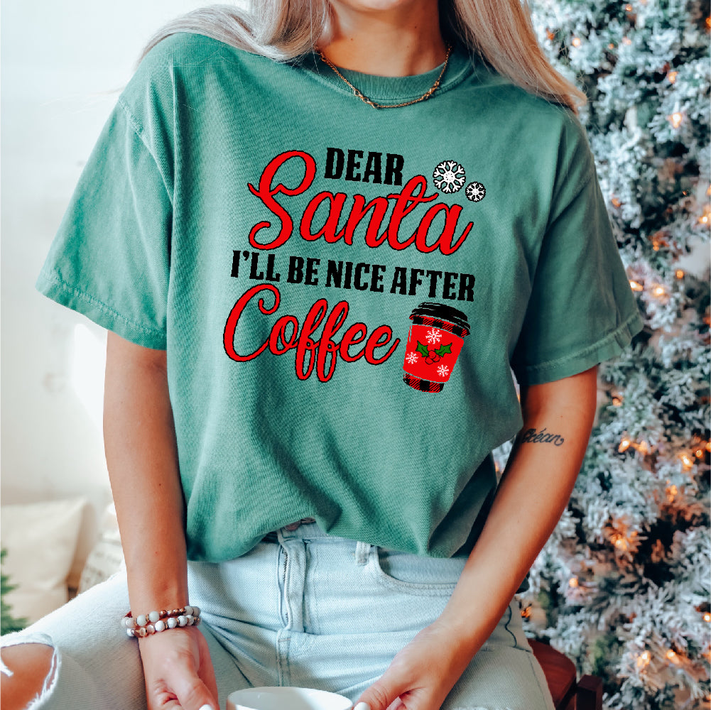 DEAR SANTA  I'LL BE NICE COFFEE - XMS - 247