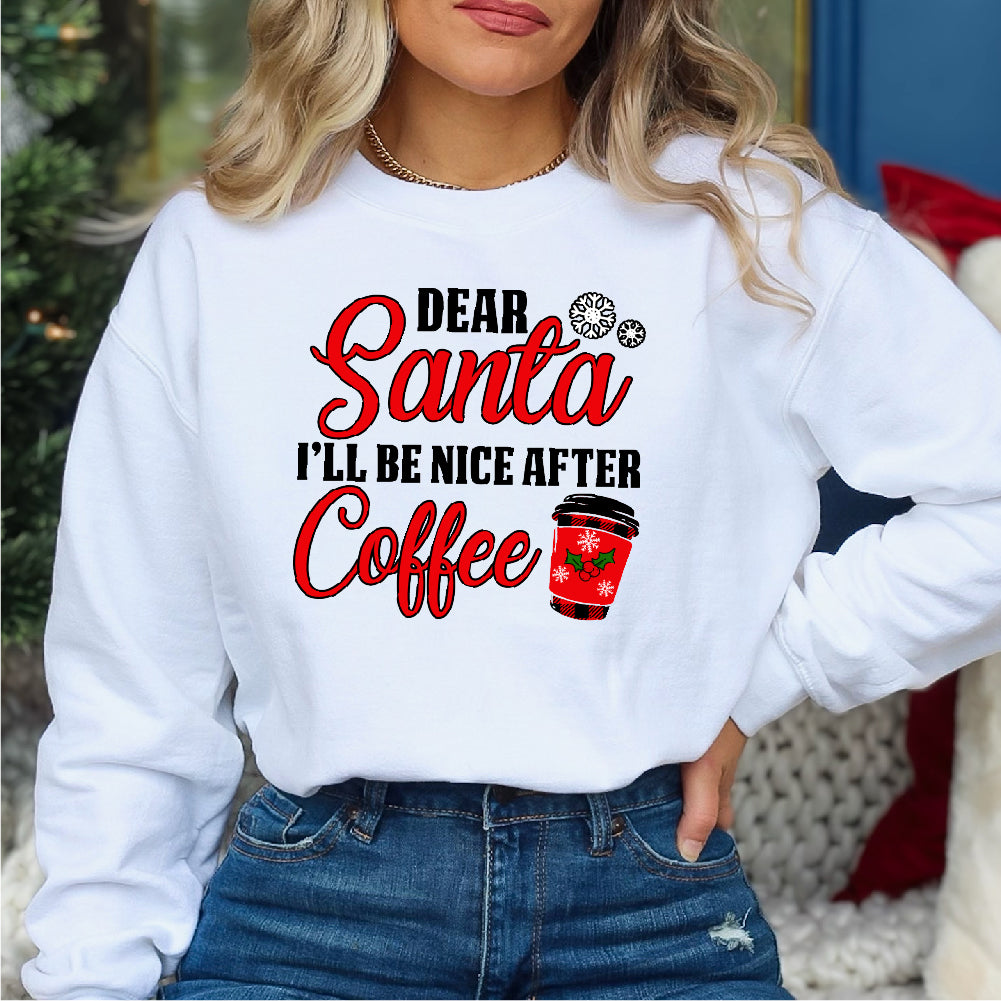 DEAR SANTA  I'LL BE NICE COFFEE - XMS - 247