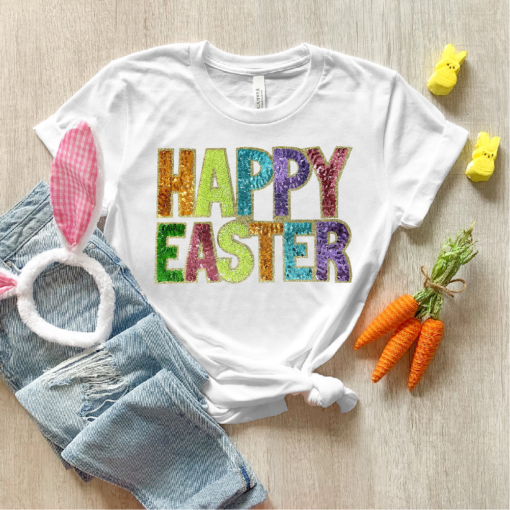 Happy Easter | Shinny Sequin - PAT - 090