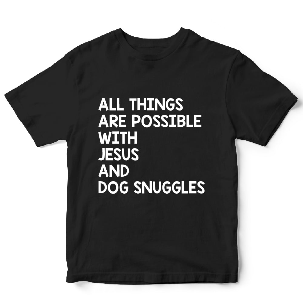Jesus and dog snuggles - CHR - 376