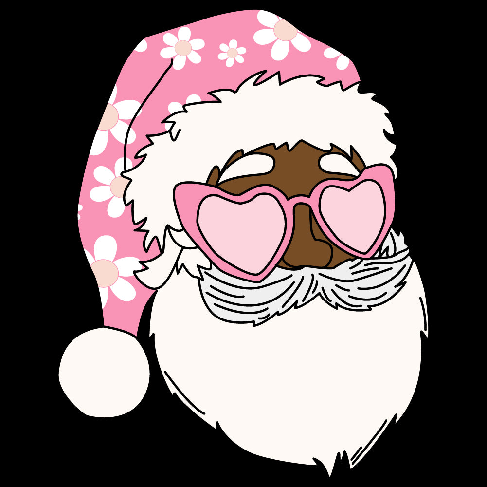 Santa with pink glasses  - XMS - 325