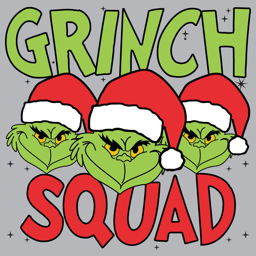 Three Grinch faces red - XMS - 394