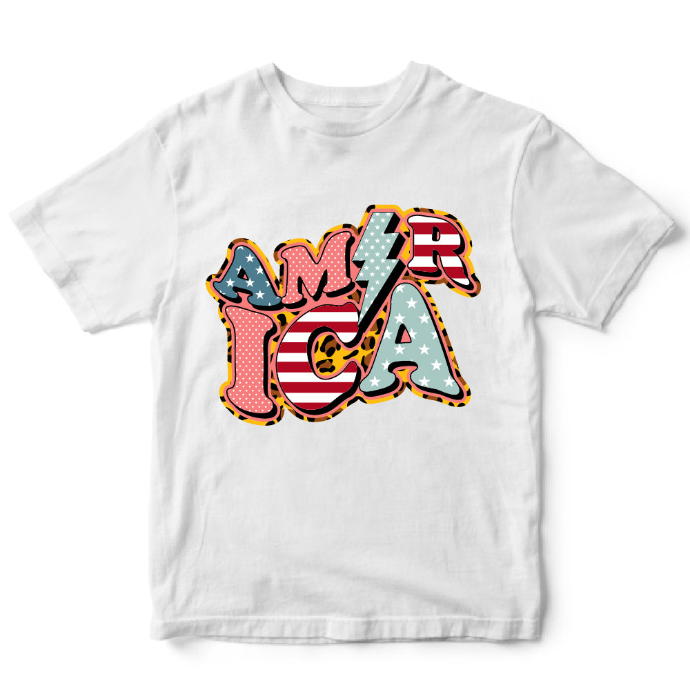 America in USA colors - USA - 284