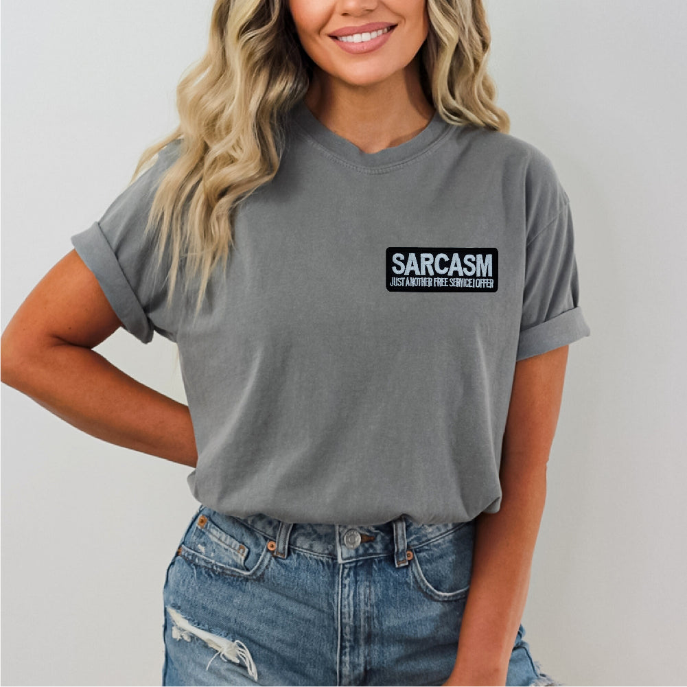 Sarcasm Free Service | Embroidery Patch - PAT - 252