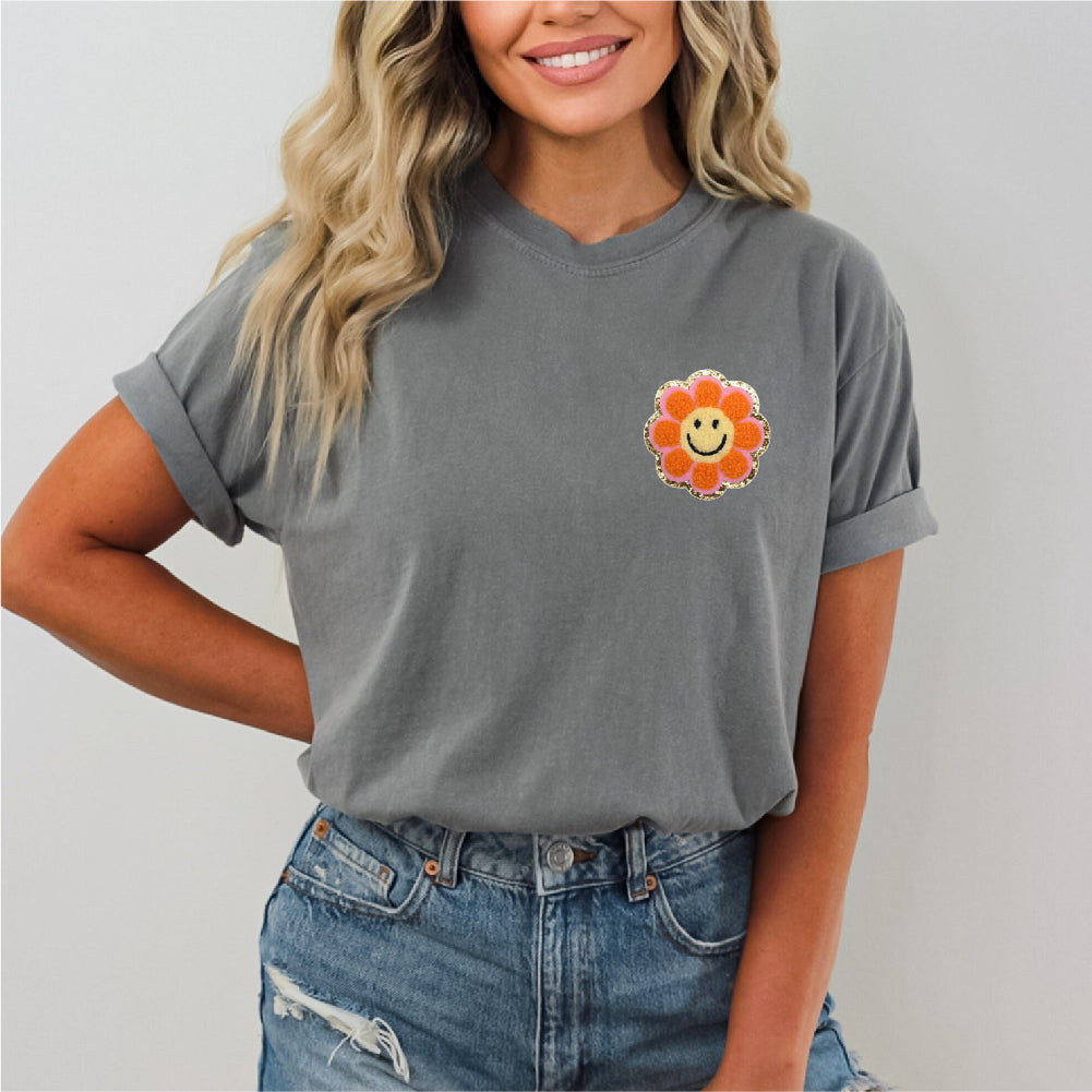 Orange Flower | Embroidery Patch - PAT - 288