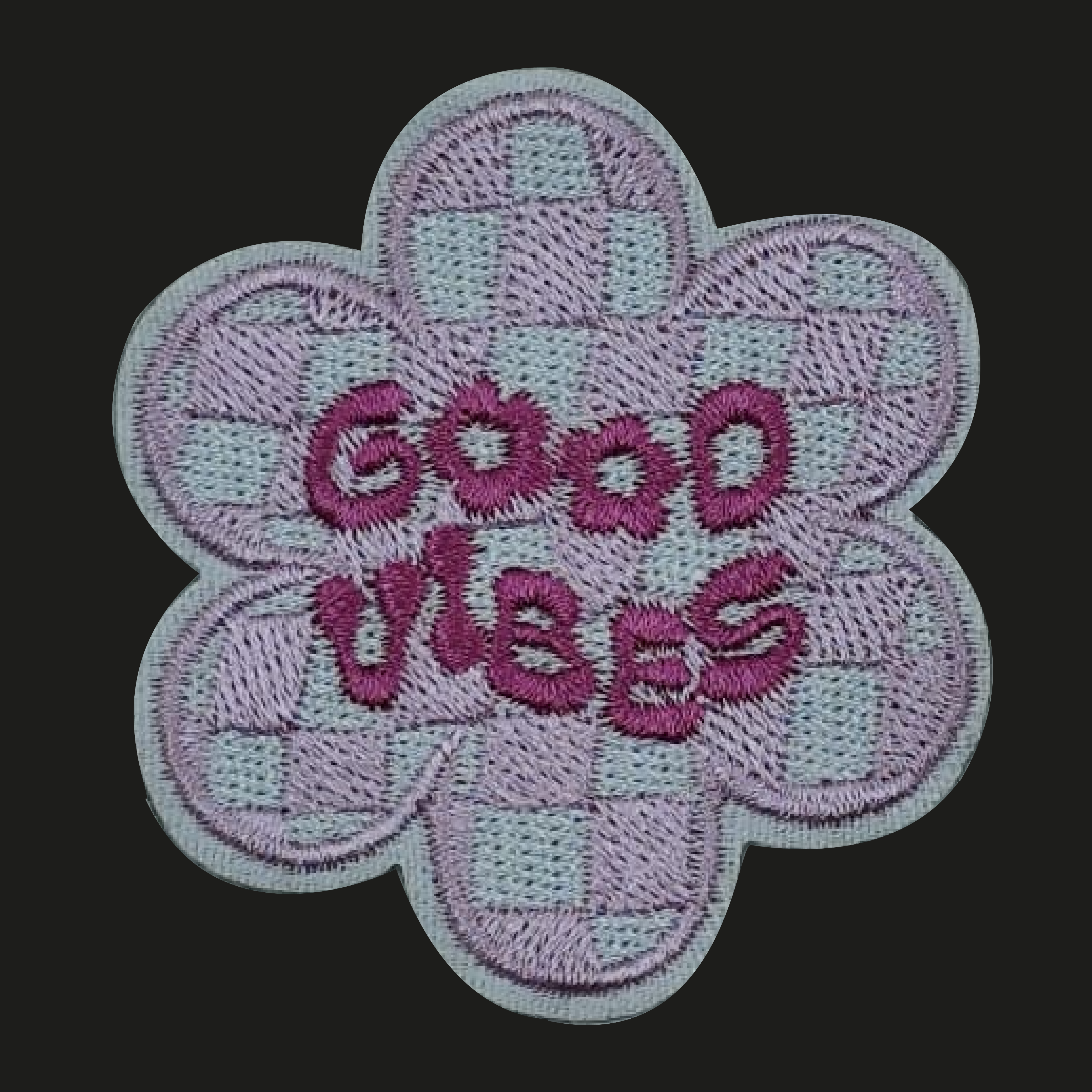 Good Vibes Flower | Chenille Patch - PAT - 176