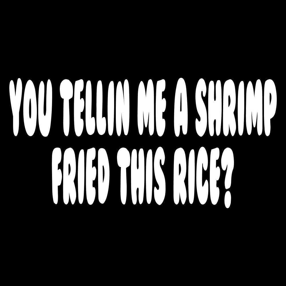 You tellin me a shrimp fried this rice ? - FUN - 391