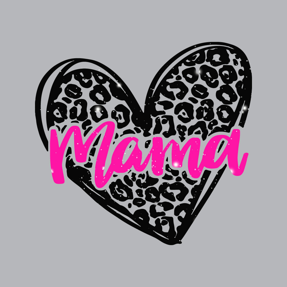 Pink Mama Heart | Glitter - GLI - 123