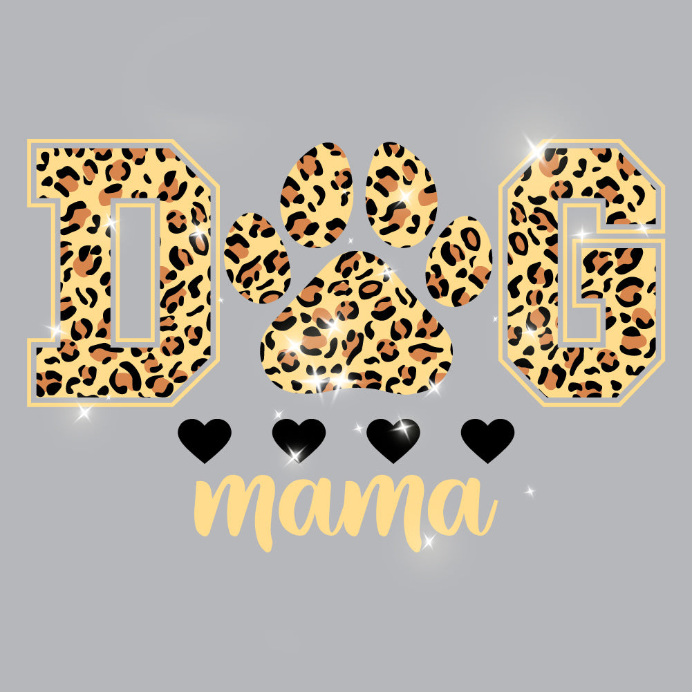 Dog Mama Animal Print | Glitter - GLI - 206