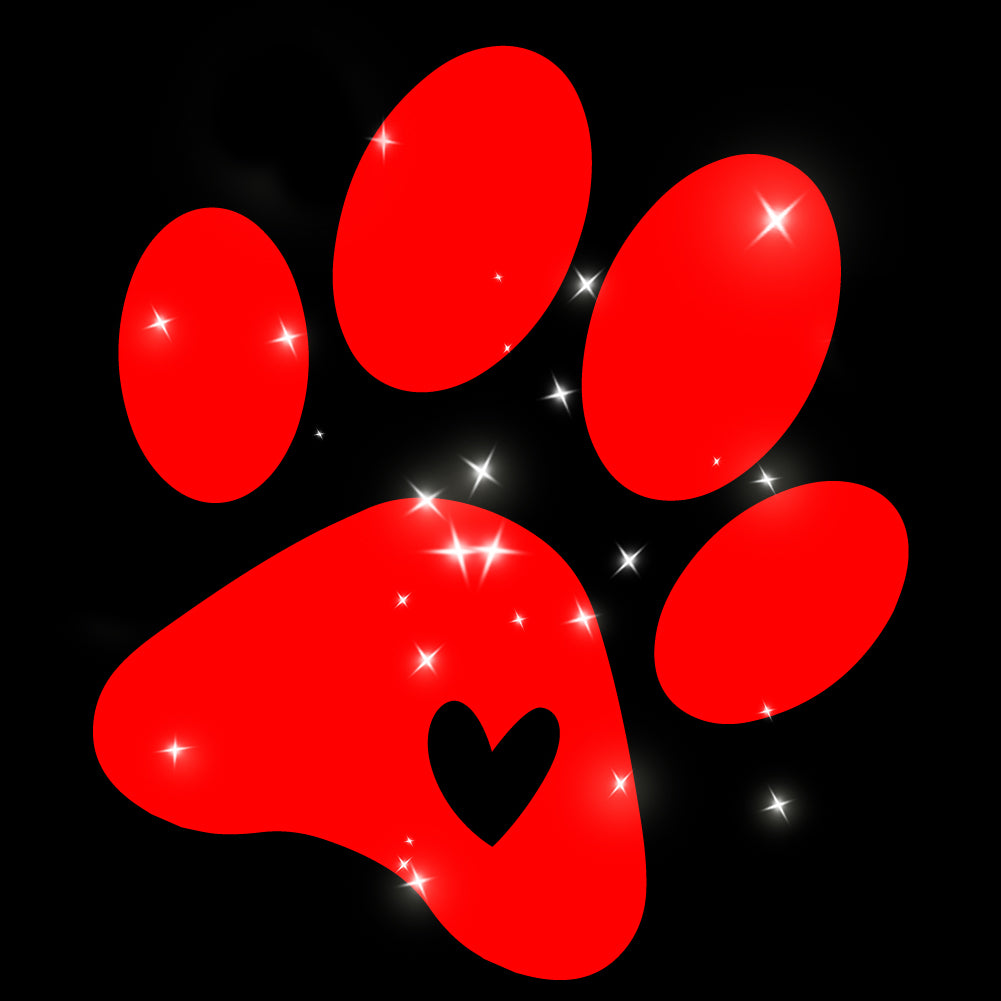 Red Paw | Glitter - PK - GLI - 007