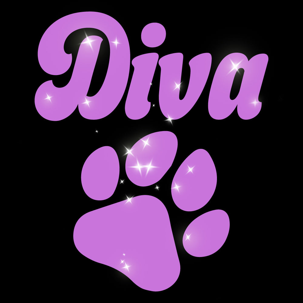 Diva Pink Paw | Glitter - GLI - 213