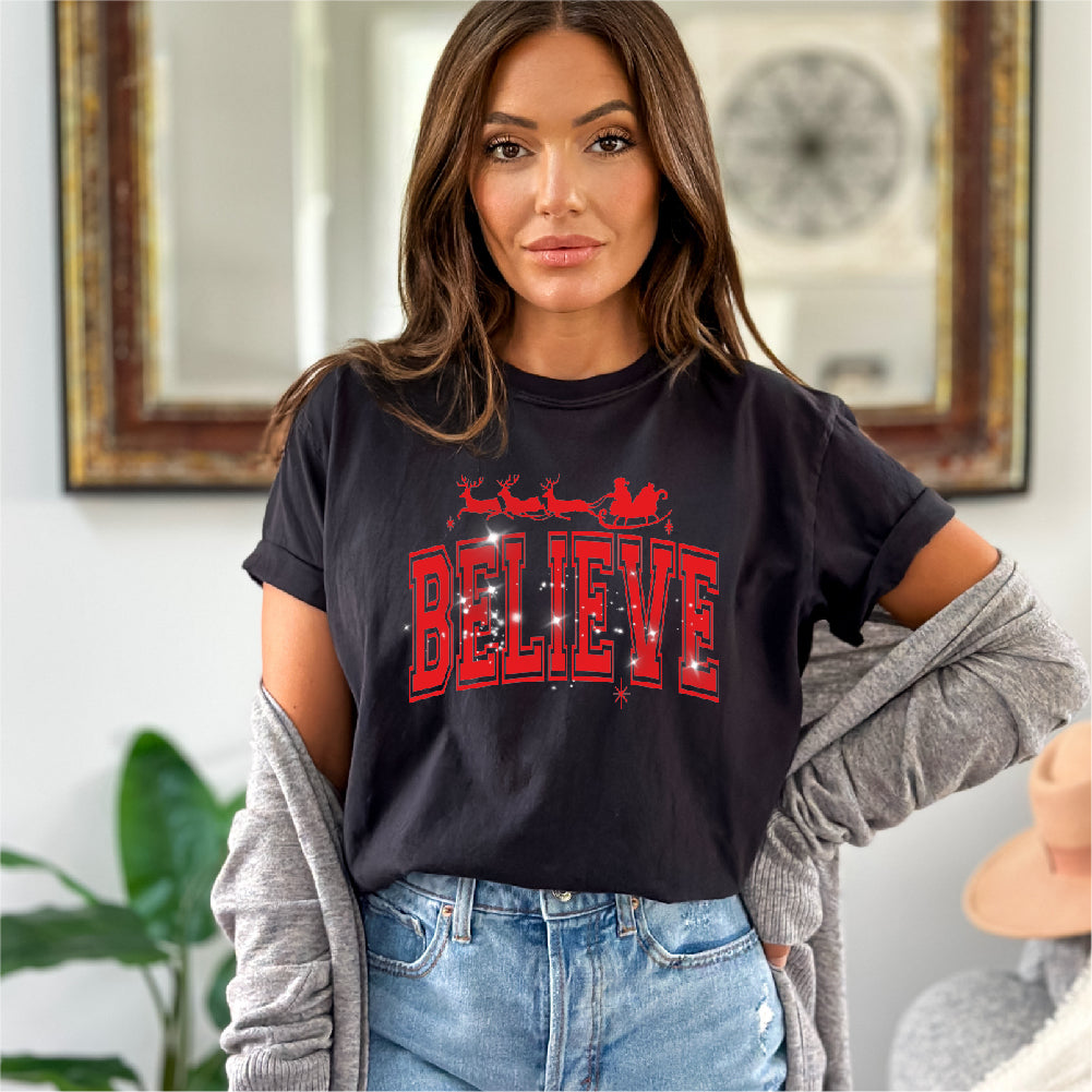 Believe | Glitter  - RED - GLI - 095