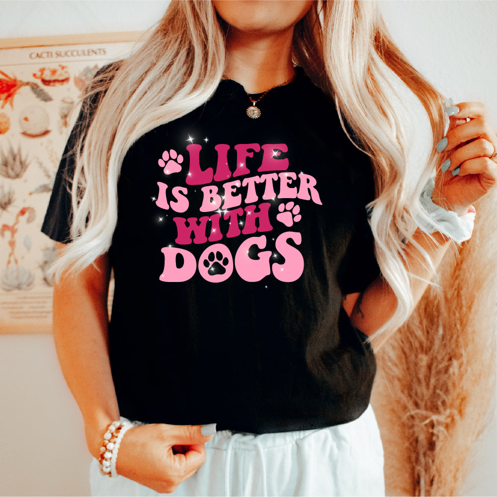 Life Better With Dogs | Glitter - GLI - 204