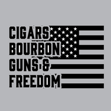 Load image into Gallery viewer, Cigars Bourbon Guns Freedom - USA - 382
