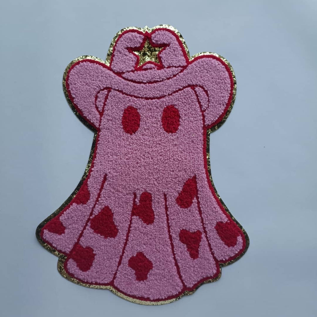 Pink Ghost | Chenile Patch - PAT - 348