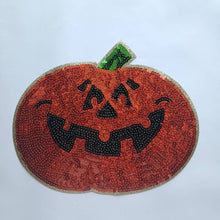 Load image into Gallery viewer, Pumpkin Face | Shinny Sequin - PAT - 347
