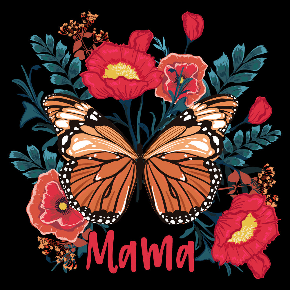 Butterfly Flowers Mama - PK - FAM - 001