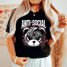 Load image into Gallery viewer, Anti-social Pink Hearts Bear - URB - 502
