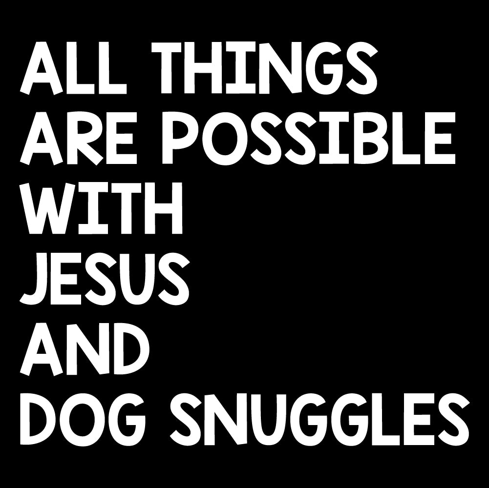 Jesus and dog snuggles - CHR - 376