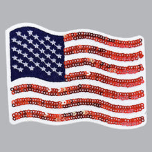 Load image into Gallery viewer, USA Flag | Shinny Sequin - PAT - 127
