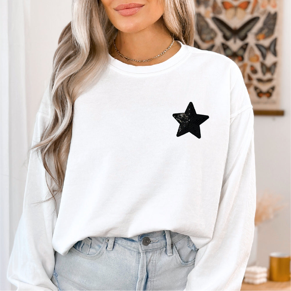 Black Star | Shinny Sequin - PAT - 215